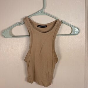 Zara women’s crop top / tank top. SIZE S